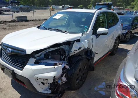 2021 Subaru Forester Sport из США, поврежденный, VIN JF2SKARC3MH486351